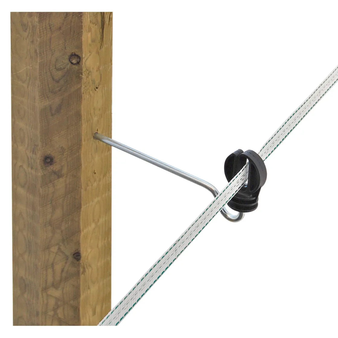Langstiel-Bandisolator 22 cm schwarz 10 Stück ^ Sale