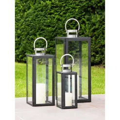 Laterne Living 17 x 17 x 38,5 cm ^ Online