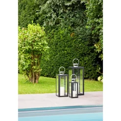 Laterne Living 17 x 17 x 38,5 cm ^ Online