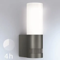 LED-AL L605 anth. 13x8x26 cm 9,5W 180GIP44 ^ Steinel Online