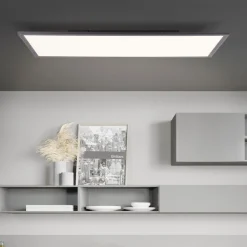 LED-Deckenleuchte Jacinda schwarz 80 x 40 cm ^ Brilliant