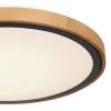 LED DL Bruno D43,7cm holz-schwarz24W 1000lm CCT3000/4500/6000K ^