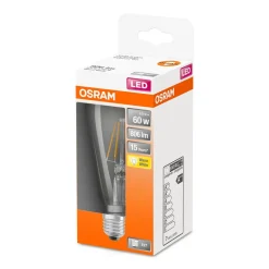 LED Edisonform E27 806lm 2.700K 60 WErsatz warmweiss Filament klar ^ Osram Best