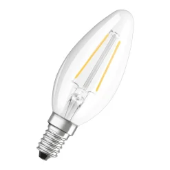 LED Kerze E14 250lm 2.700K 25 WErsatz warmweiss Filament klar ^ Osram New