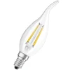 LED Kerze windstoss E14 470lm 2.700K40 W Ersatz warmweiss Filament klar ^ Osram Discount