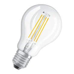 LED Tropfen E27 470lm 6.500 K40 WErsatz tageslichtweiss Filament klar ^ Osram Hot