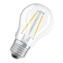 LED Tropfen E27 136lm 2.700K 15 WErsatz warmweiss Filament klar ^ Osram Discount