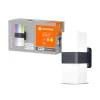 Außenwandleuchte Cube Up Down 8 x 20,5 x 11 cm grau ^ Ledvance SMART+ Online