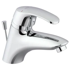 Waschtischarmatur Liana Eco-Klick Chrom ^ LENZ Hot