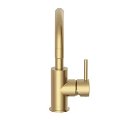 Waschtischarmatur Moana Easy-Clean Gold ^ LENZ Hot