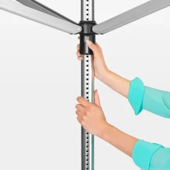 Lift-O-Matic 50 M Metallbodenanker 45mm Schutzhülle und Wäscheklammerbeutel ^ Discount