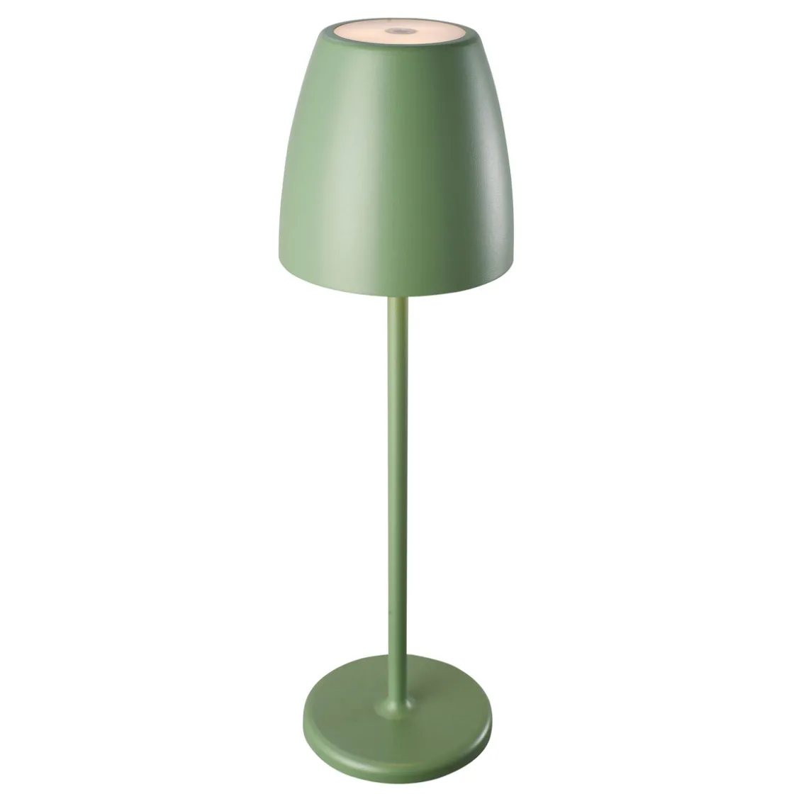 Akku-Tischleuchte Tavola salbeigrün ^ Lightme New