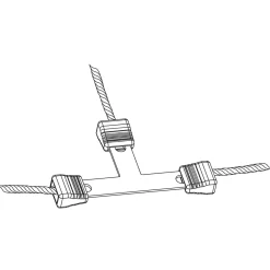 Litzclip Litzen-T-Verbinder 5 St. ^ Hot