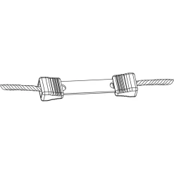 Litzenverbinder Durchmesser 3 mm 10 Stück ^ New