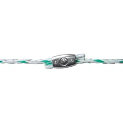 Litzenverbinder für Durchmesser 2,5 mm silber 5 Stück ^