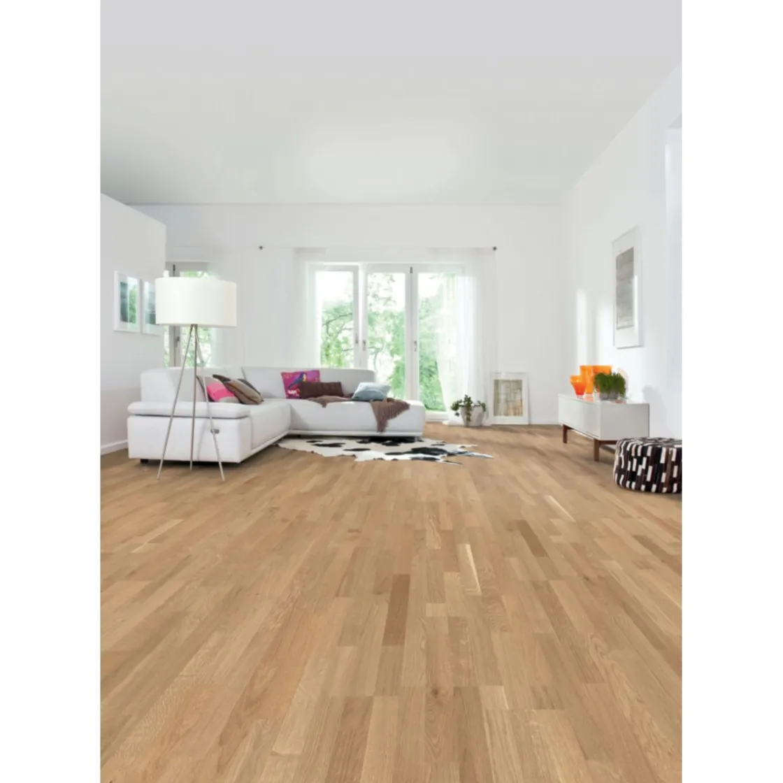 Parkett Schiffsboden 11mm Eiche strukturiert Supermatt ^ Living by HARO Clearance