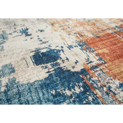 Teppich Polino 120x170 cm blau-koralle ^ Luxor living Online
