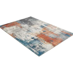 Teppich Polino 120x170 cm blau-koralle ^ Luxor living Online