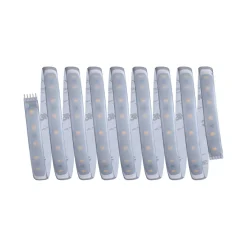 MaxLED 500 Basisset 3m Warmweiss IP44Cover 2700K 18W 230/24V 36VA Silber Kst ^ Paulmann Clearance