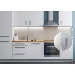 MaxLED 500 Comfort Set kitchen 1,8m IP44Cover 2700K 11W 230/24V 20VA Silber Kst ^ Paulmann New