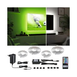 MaxLED 250 Comfort Sets TV 55 RGBW 3000K20,5W 230/24V Silber Kst ^ Paulmann Best