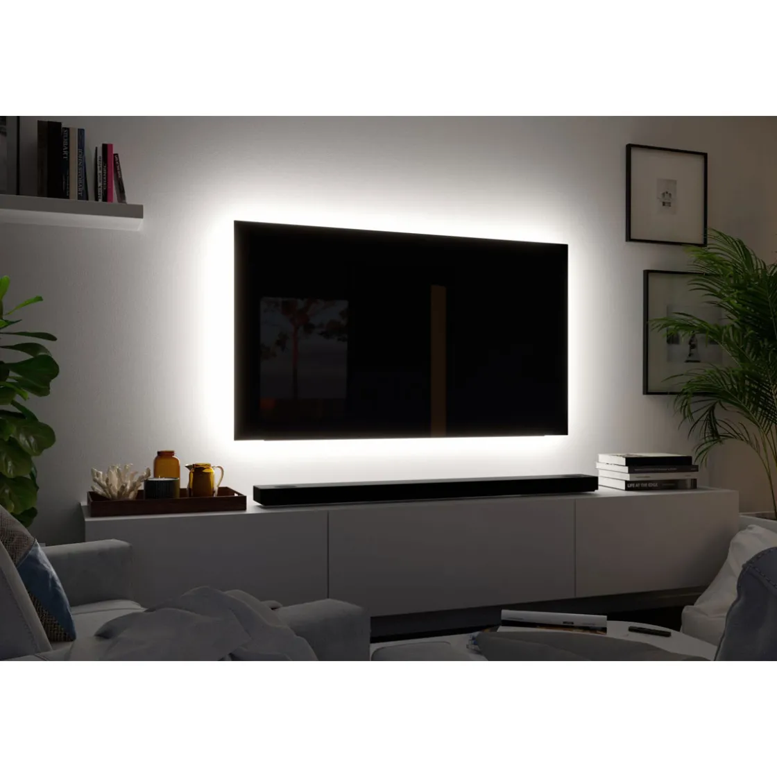 MaxLED 250 Comfort Sets TV 55 RGBW 3000K20,5W 230/24V Silber Kst ^ Paulmann Best