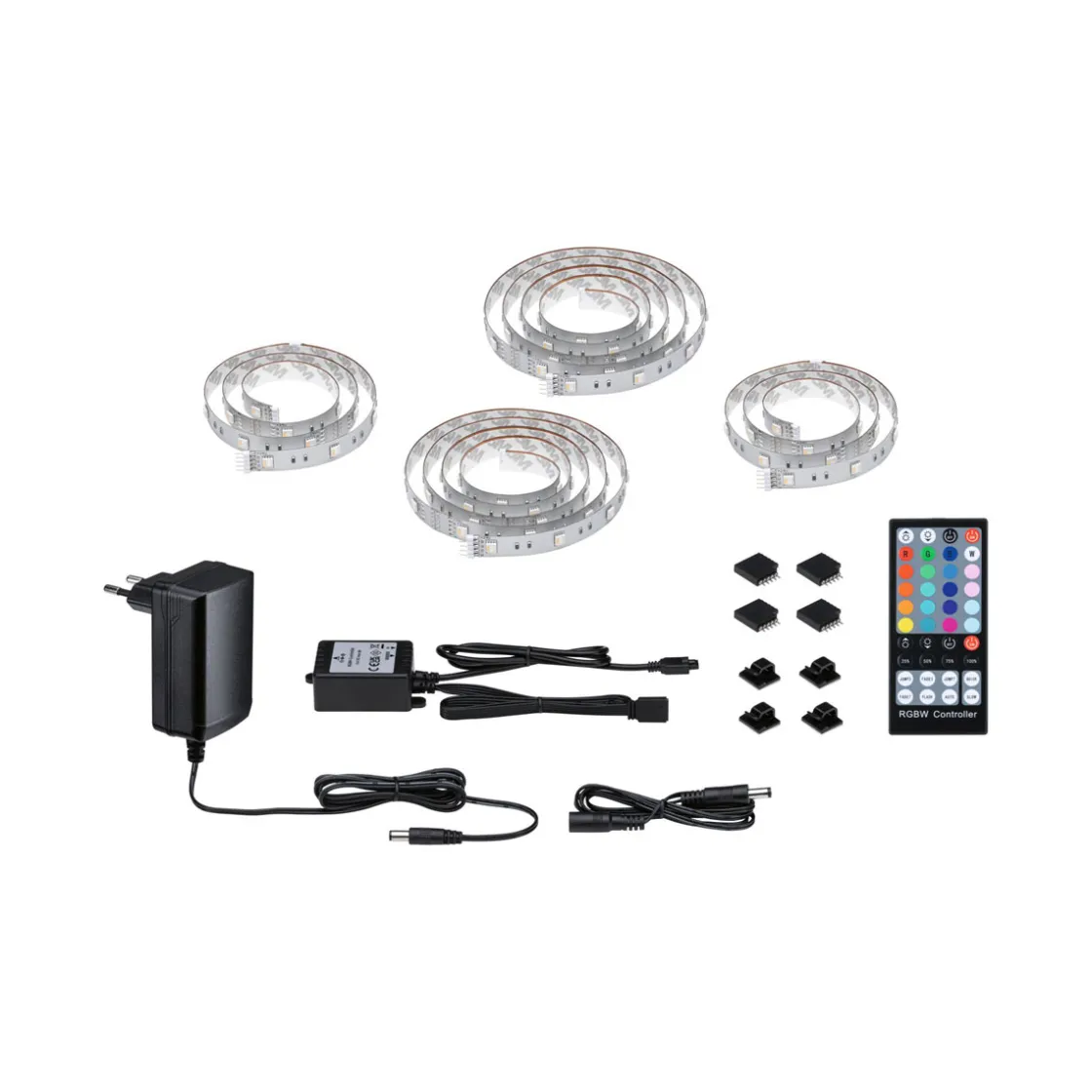 MaxLED 250 Comfort Sets TV 55 RGBW 3000K20,5W 230/24V Silber Kst ^ Paulmann Best