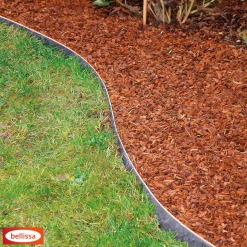 Metall-Rasenkante verzinkt 118 x 20 cm ^