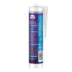 Dichtmasse Wand und Decke Acryl grau 300 ml ^ Metylan Hot