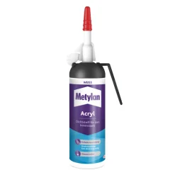 Dichtmasse Wand und Decke Acryl weiß 6 x 100 ml ^ Metylan