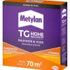 Tapetenkleister Raufaser & Vlies Granulat TG Hohe Reichweite 500 g ^ Metylan New
