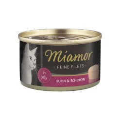 Dose Feine Filet Huhn Schinken 100g ^ Miamor Hot
