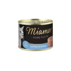 Dose Feine Filet ThunfischShrimps 185g ^ Miamor New