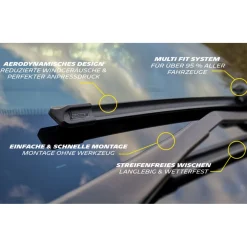 Michelin Scheibenwischer Wiper-Blades MF40X ^ New