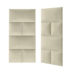 Polsterpaneele beige 60 x 30 cm ^ Mollis Outlet