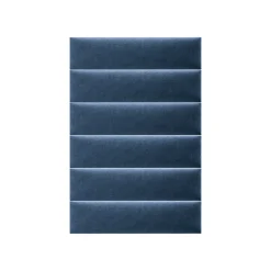 Polsterpaneele blau 60 x 15 cm ^ Mollis New