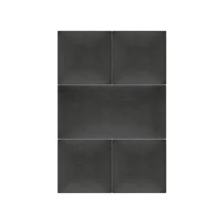 Polsterpaneele schwarz-grau 60 x 30 cm ^ Mollis