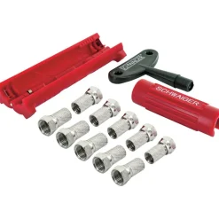 Montage-Set f. F-Stecker Kabel ^ Schwaiger Outlet