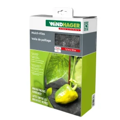 Mulch-Vlies 1,2x10m schwarz ^ Windhager