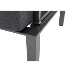 Lounge-Set Widoo, 3-teilig,Aluminium eisengrau ^ MWH Sale
