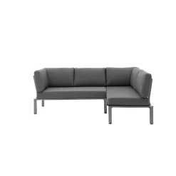 Lounge-Set Widoo, 3-teilig,Aluminium eisengrau ^ MWH Sale