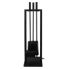Kaminofenbesteck, 3tlg., Farbe: Schwarz, pulverbeschichtet ^ MyFireTool Clearance