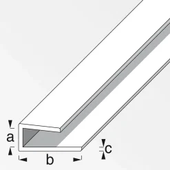 Einfassprofil 3,5 mm 1m weiß ^ MyTool Hot
