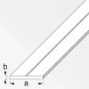 Flachstange 29,5 mm 1m weiß ^ MyTool Discount
