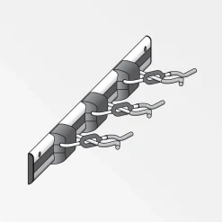 Gerätehalter-Set X-Star mit Schiene schwarz-rot ^ MyTool