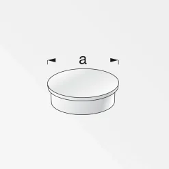 Magnet 30 mm weiß 2 Stück ^ MyTool New