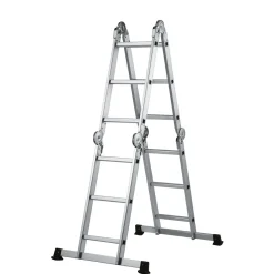 Mehrzweckleiter mit Arbeitsplattform 4 x 3 Stufen ^ MyTool Outlet