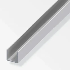 Quadrat-U 23,5 mm 1m Aluminium silber ^ MyTool Online