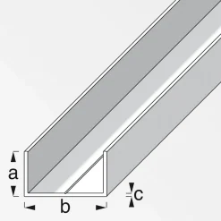 Rechteck-U 7,5 x 12,5 mm 1m weiß ^ MyTool Outlet
