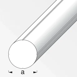 Rundstange 11,5 mm 1m weiß ^ MyTool Outlet